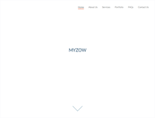 Tablet Screenshot of myzow.com